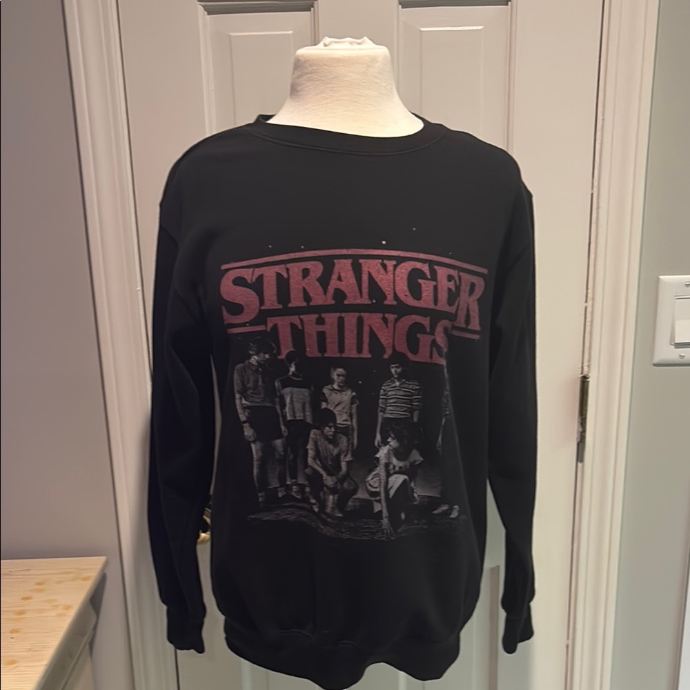 Netflix Stranger Things Black Sweatshirt